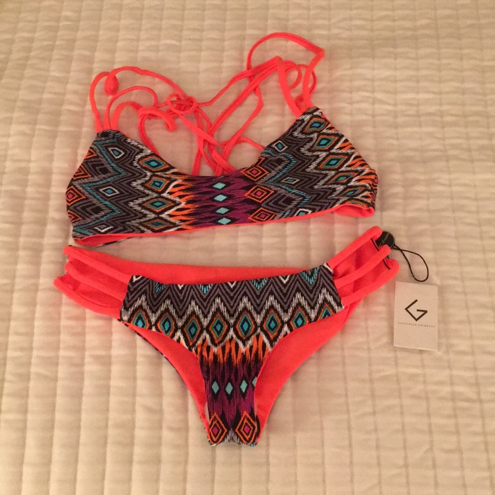 Khongboon strappy swimsuit